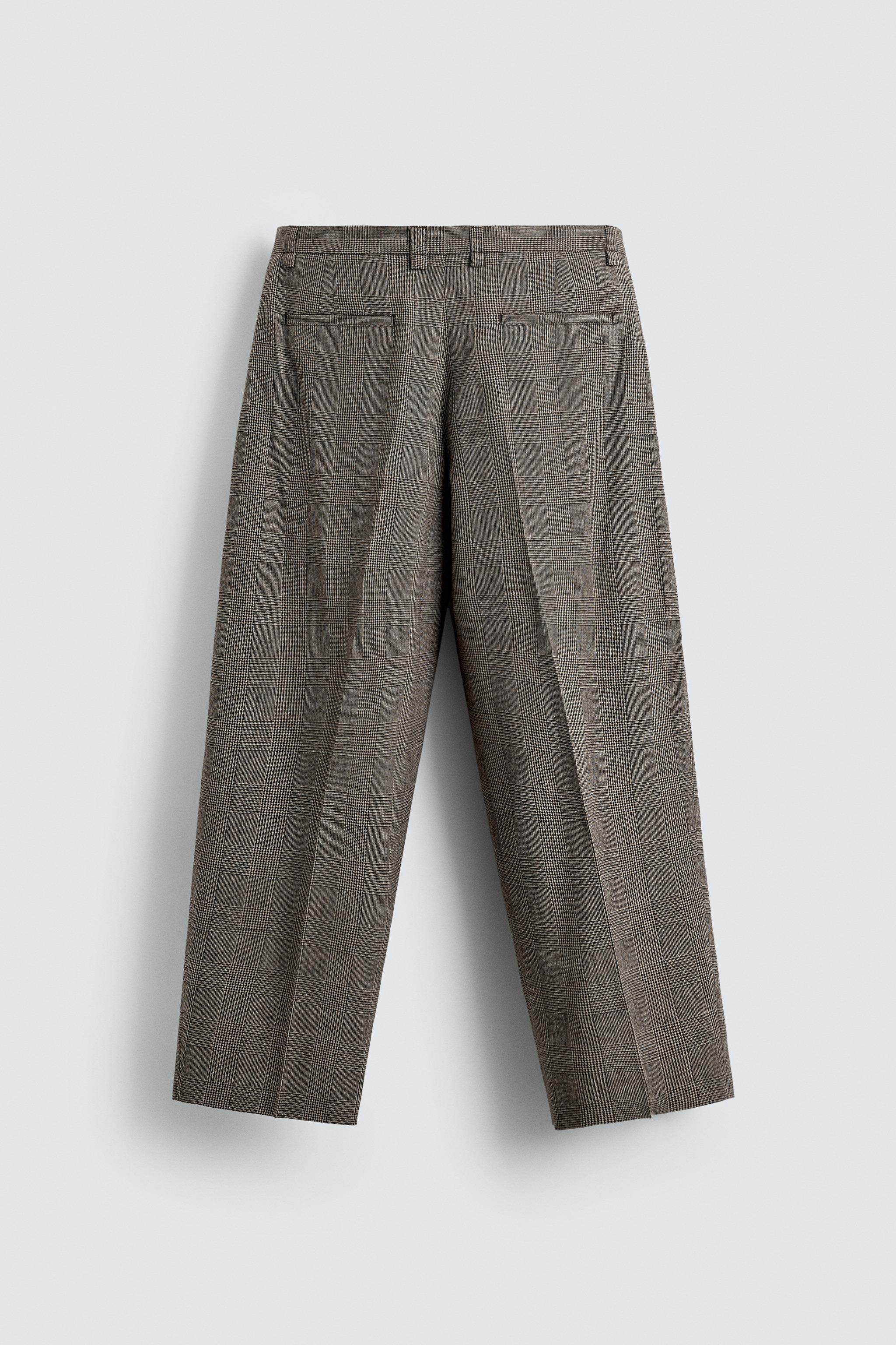 PANTALON RELAXED FIT À CARREAUX